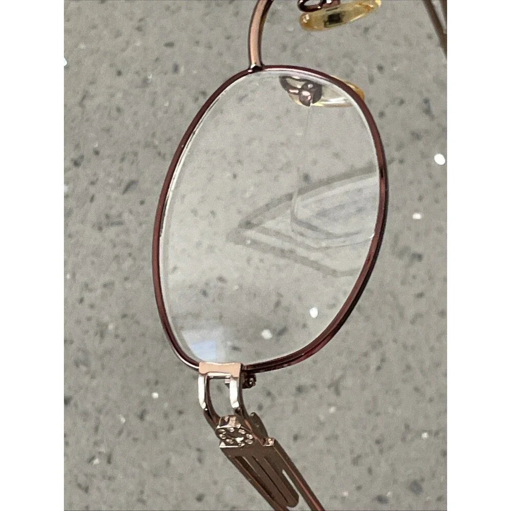 Indie GRETA COGNAC SHINY BROWN EYEGLASSES GLASSES METAL FRAMES ONLY 51-18-140